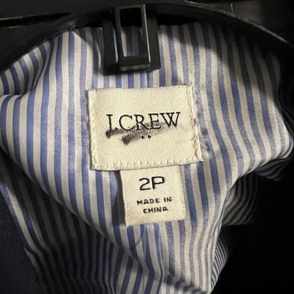 J.Crew $198 Petite Original Schoolboy Blazer Navy Size P2 AZ566 - Picture 10 of 10